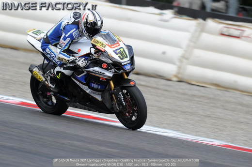2010-05-08 Monza 0921 La Roggia - Superbike - Qualifyng Practice - Sylvain Giuntoli - Suzuki GSX-R 1000